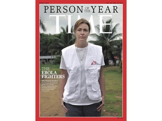 Ebola Fighter on TIME cover